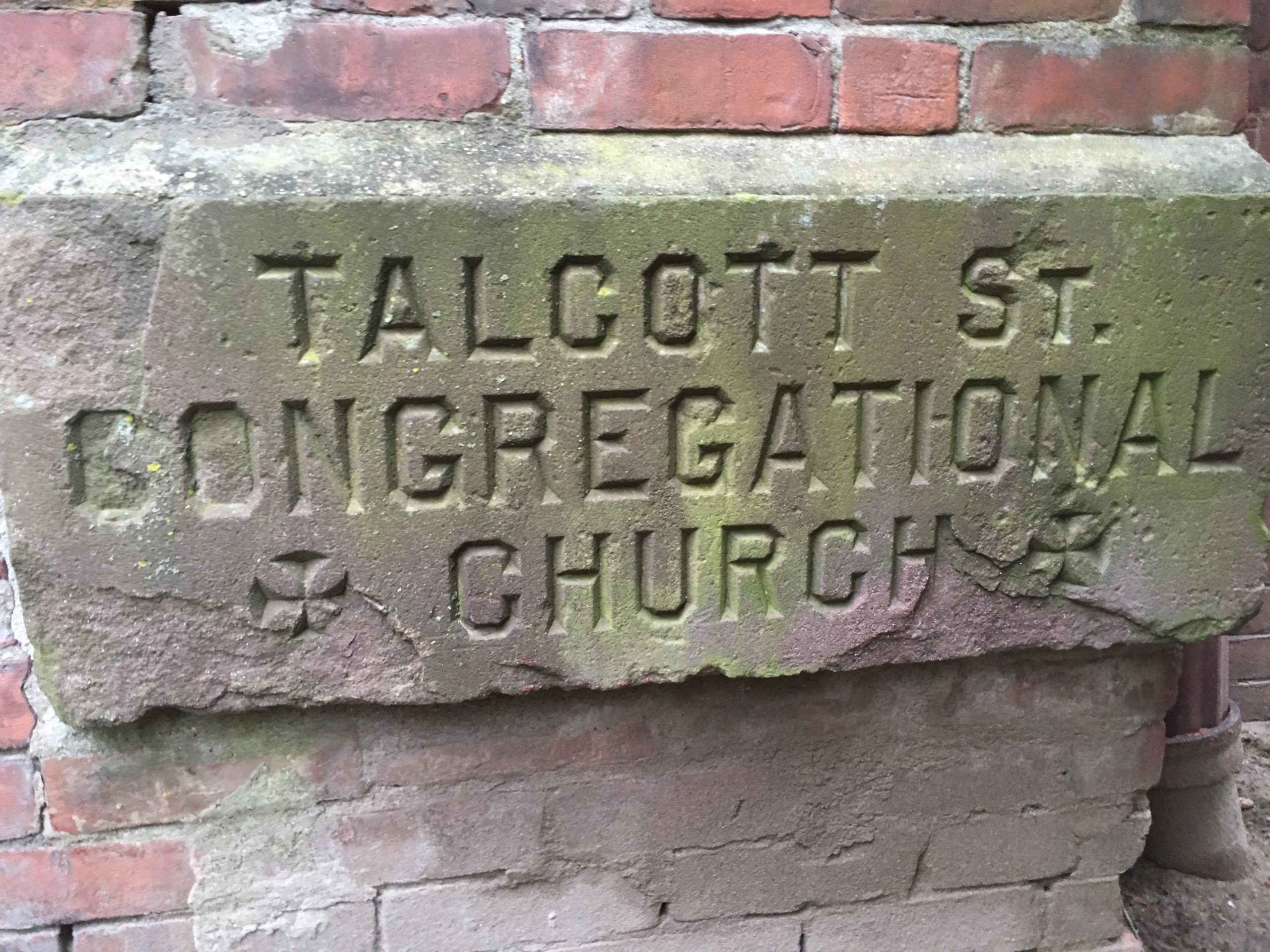 Talcott Original Foundation Sign Now at Faith Congregational
