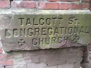 Talcott Street Church Plaque Stone