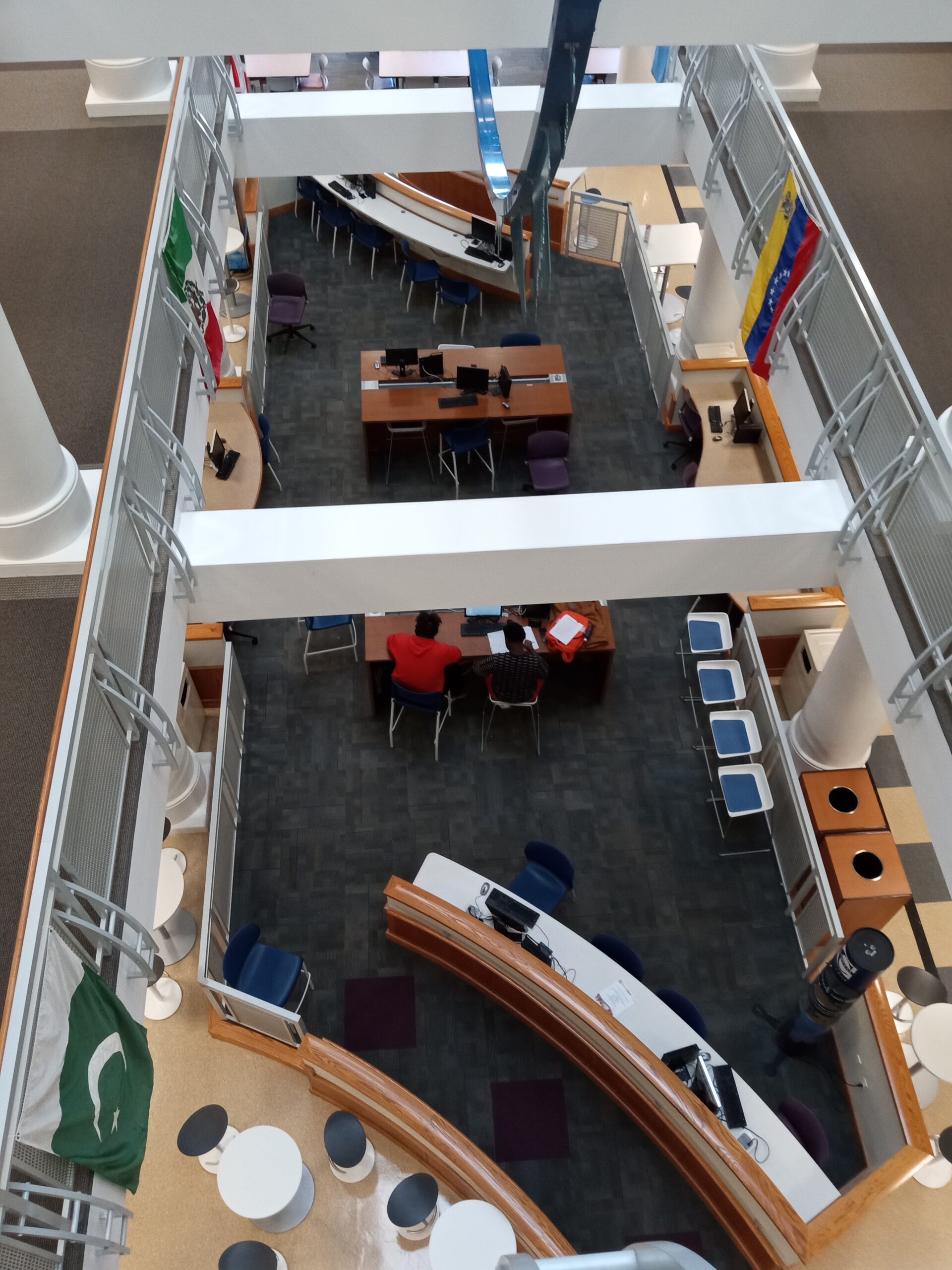 Cafeteria Seating Overhead