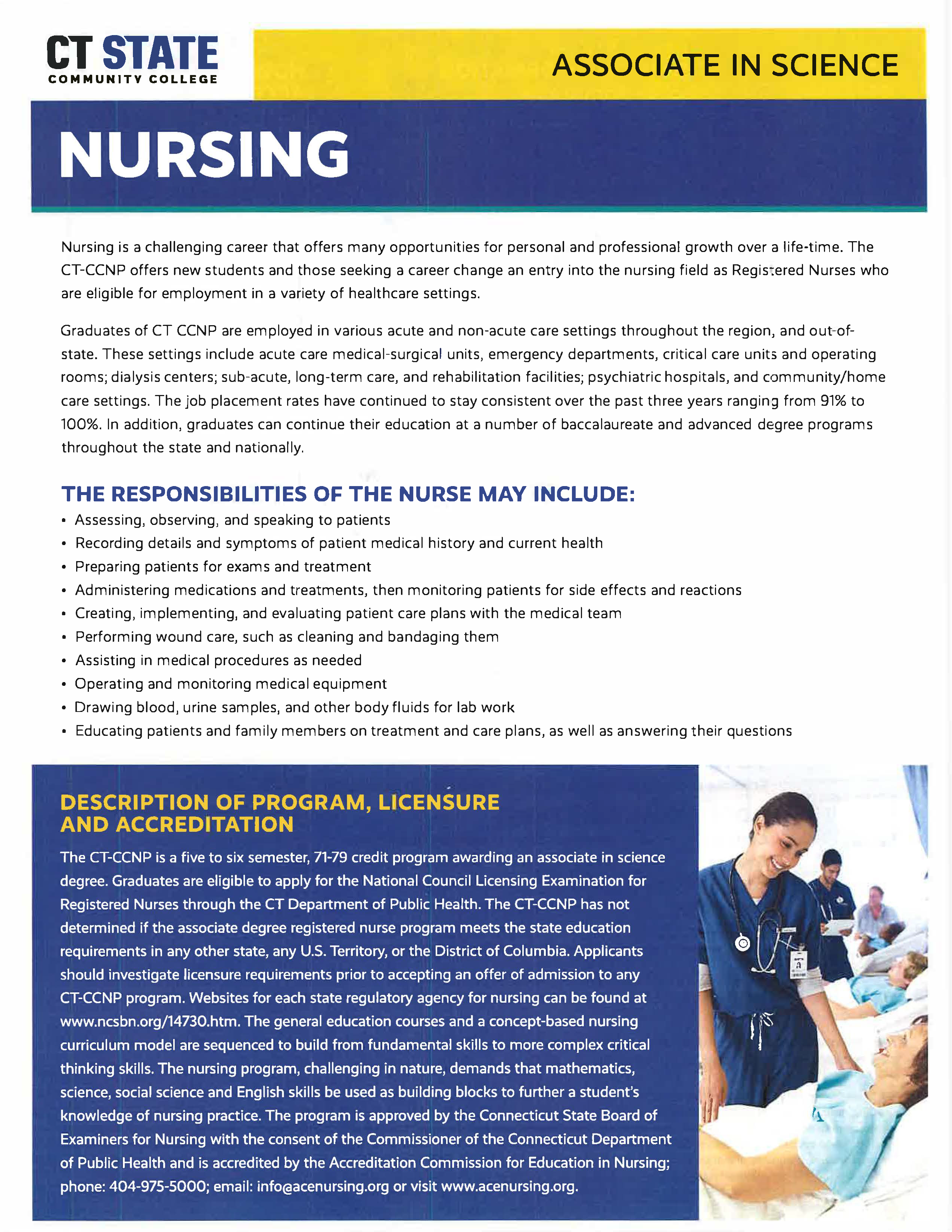 Nursing Brochure Page 2